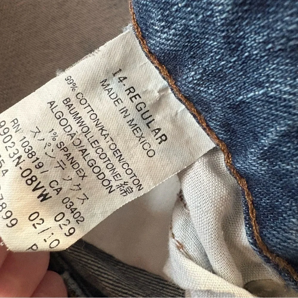 Harley Davidson women’s straight baggy jeans - Picture 3 of 4